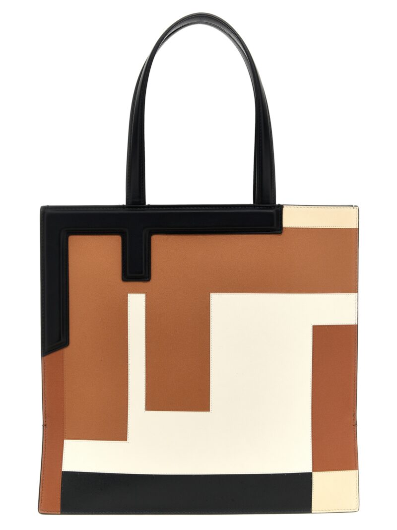 'Fendi Flip Medium' shopping bag FENDI Multicolor