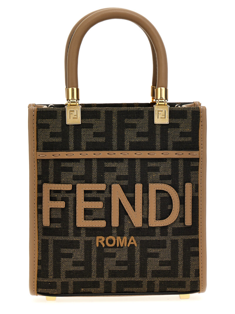 'Mini sunshine' handbag FENDI Brown