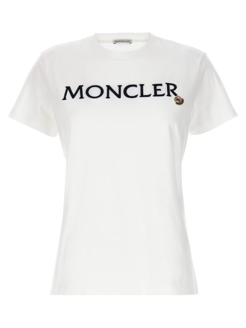 Logo embroidery t-shirt MONCLER White