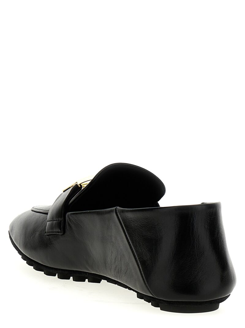 'Baguette' loafers Woman FENDI Black