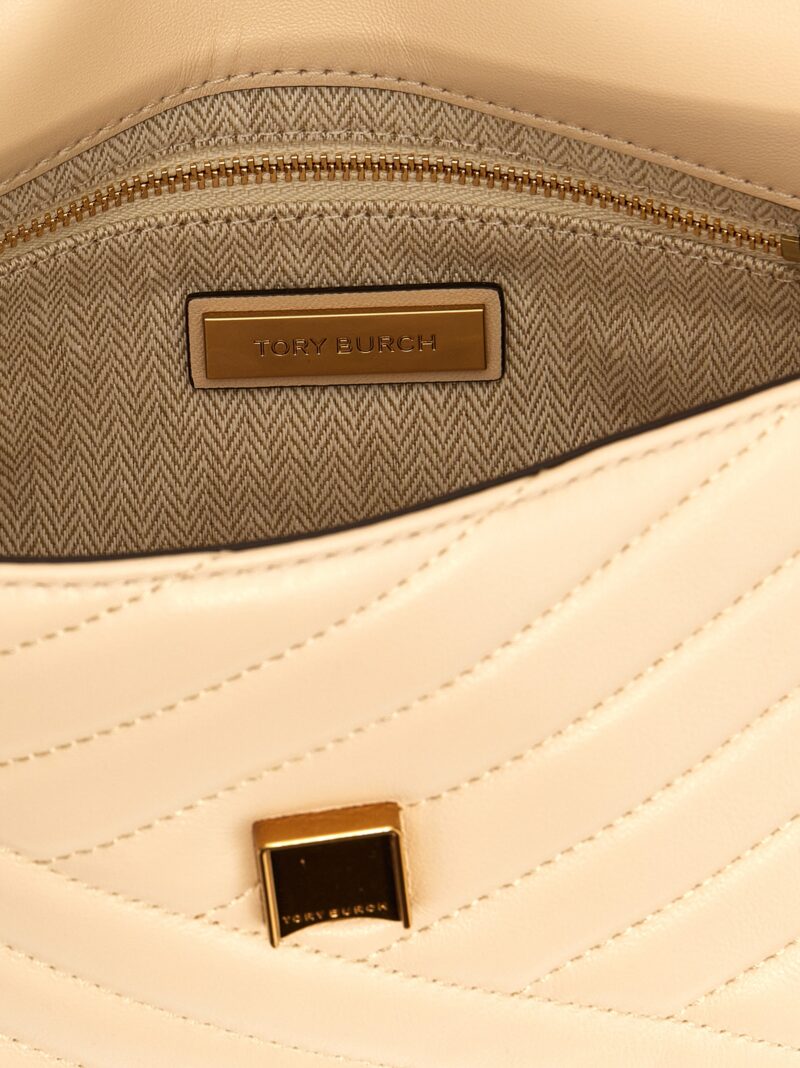 'Kira' shoulder bag 100%lamb leather(Ovis Aries) TORY BURCH White