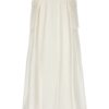 Semi-transparent long skirt ALBERTA FERRETTI White