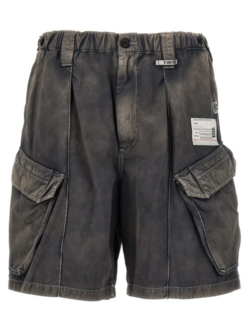 Bleached bermuda shorts MAISON MIHARA YASUHIRO Gray