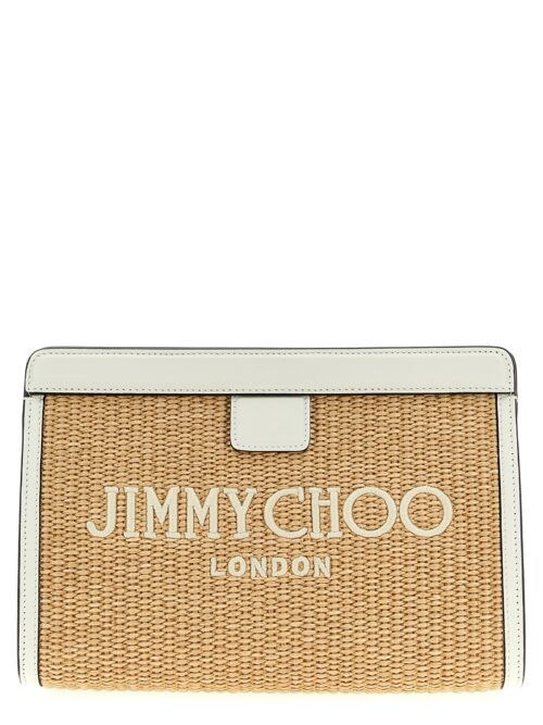 'Avenue' pouch JIMMY CHOO Beige