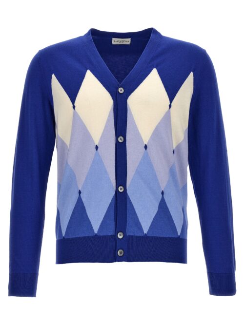 'Argyle' cardigan BALLANTYNE Blue