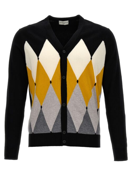 'Argyle' cardigan BALLANTYNE Black