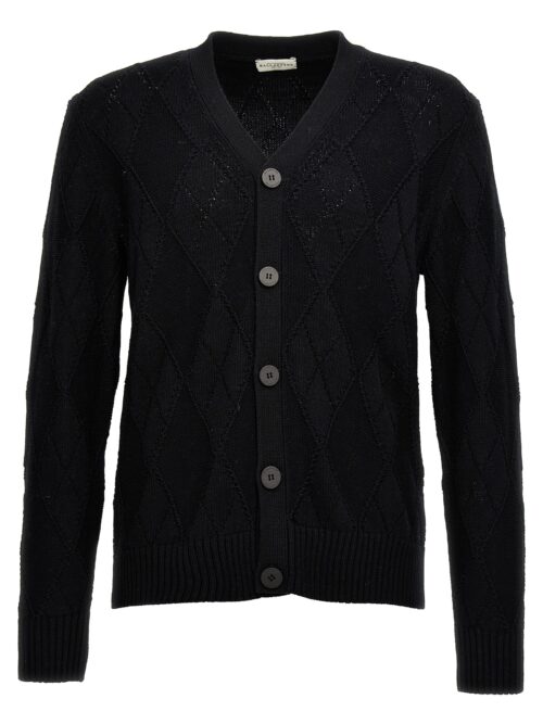 'Argyle' cardigan BALLANTYNE Black