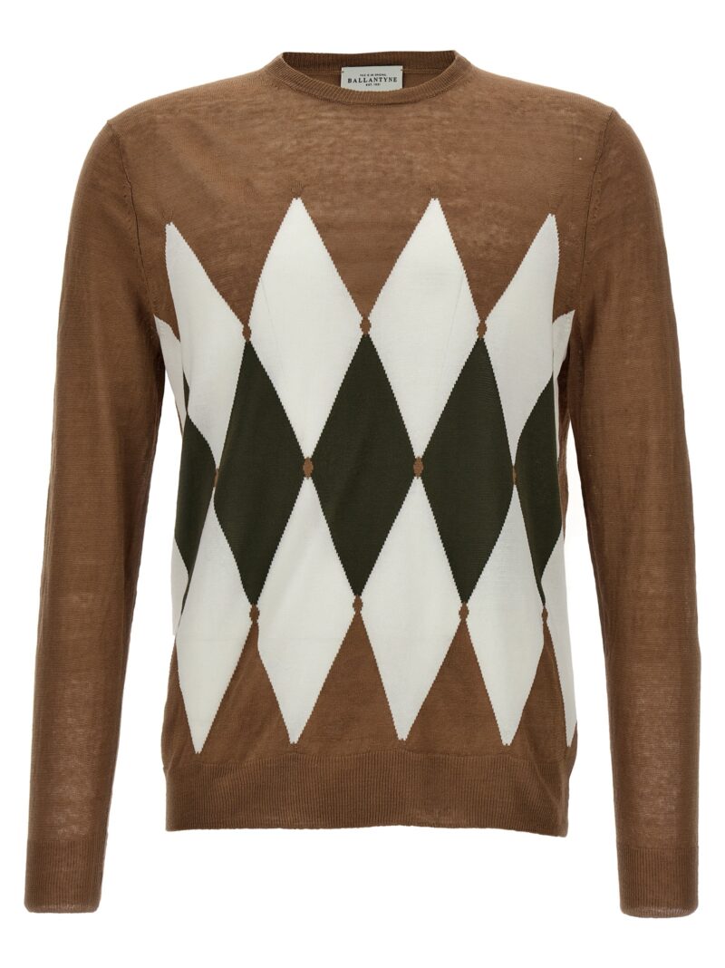 'Argyle' sweater BALLANTYNE Brown