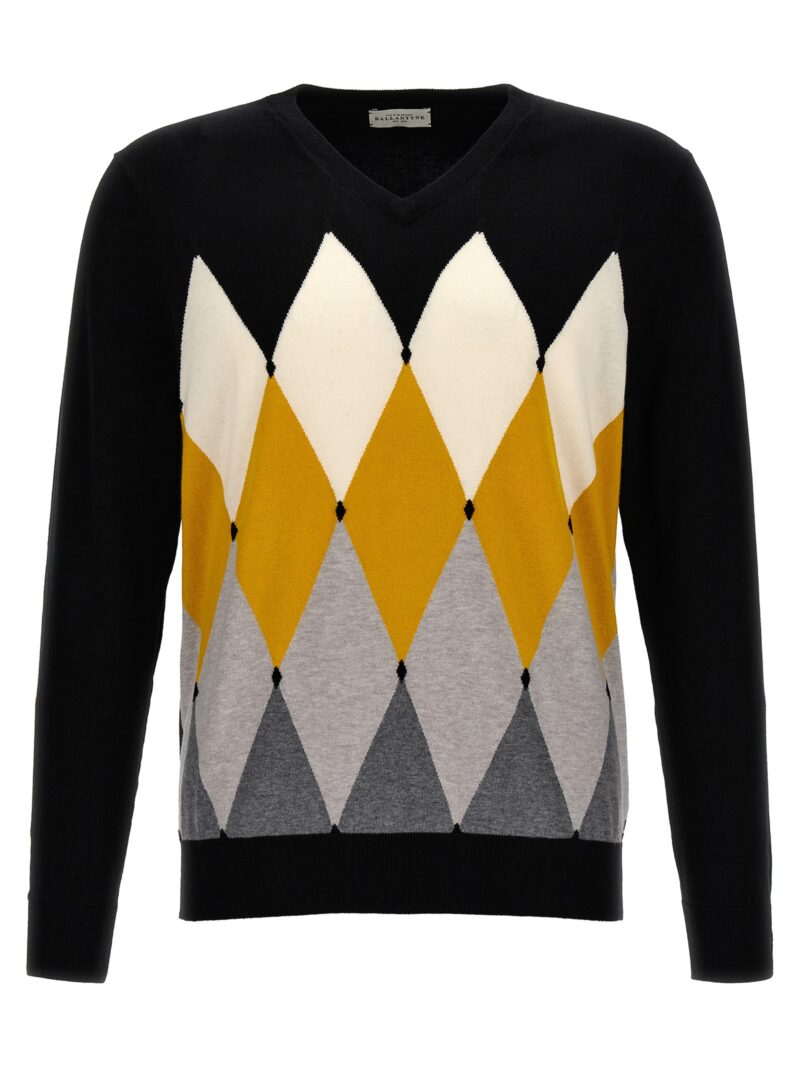 'Argyle' sweater BALLANTYNE Black