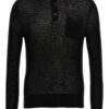 Cotton knit polo shirt BALLANTYNE Black