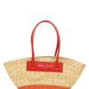 'Beach Basket Tote/M' shopping bag JIMMY CHOO Fuchsia