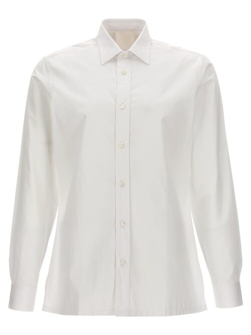 Logo embroidery shirt GIVENCHY White