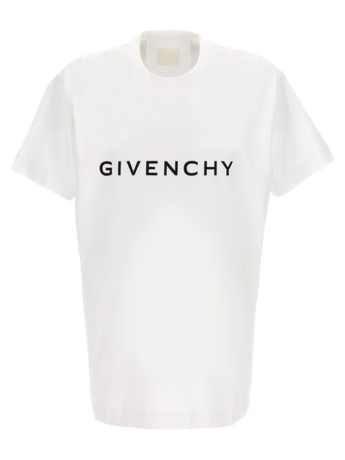 Logo print T-shirt GIVENCHY White/Black