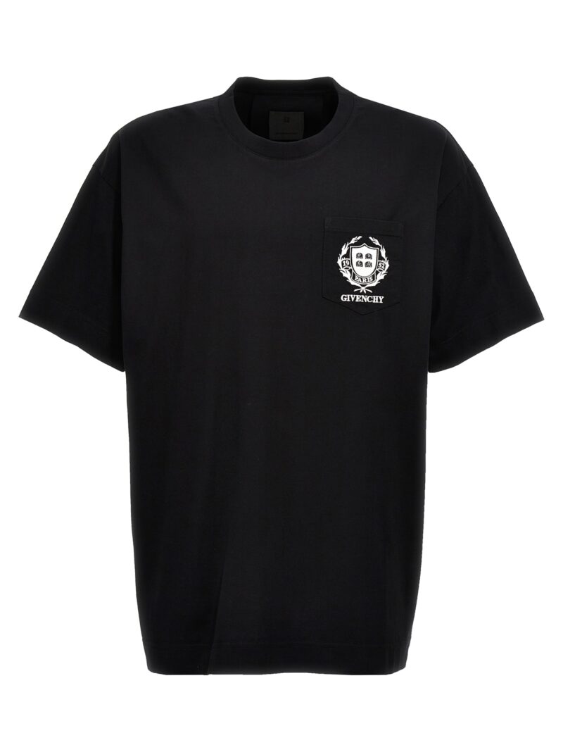 Logo embroidery t-shirt GIVENCHY Black