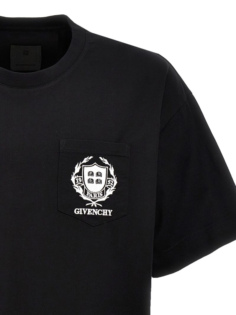 Logo embroidery t-shirt Man GIVENCHY Black