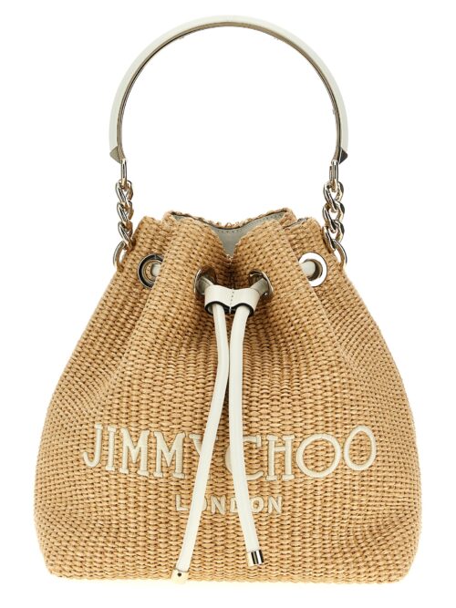 'Bon Bon' bucket bag JIMMY CHOO Beige