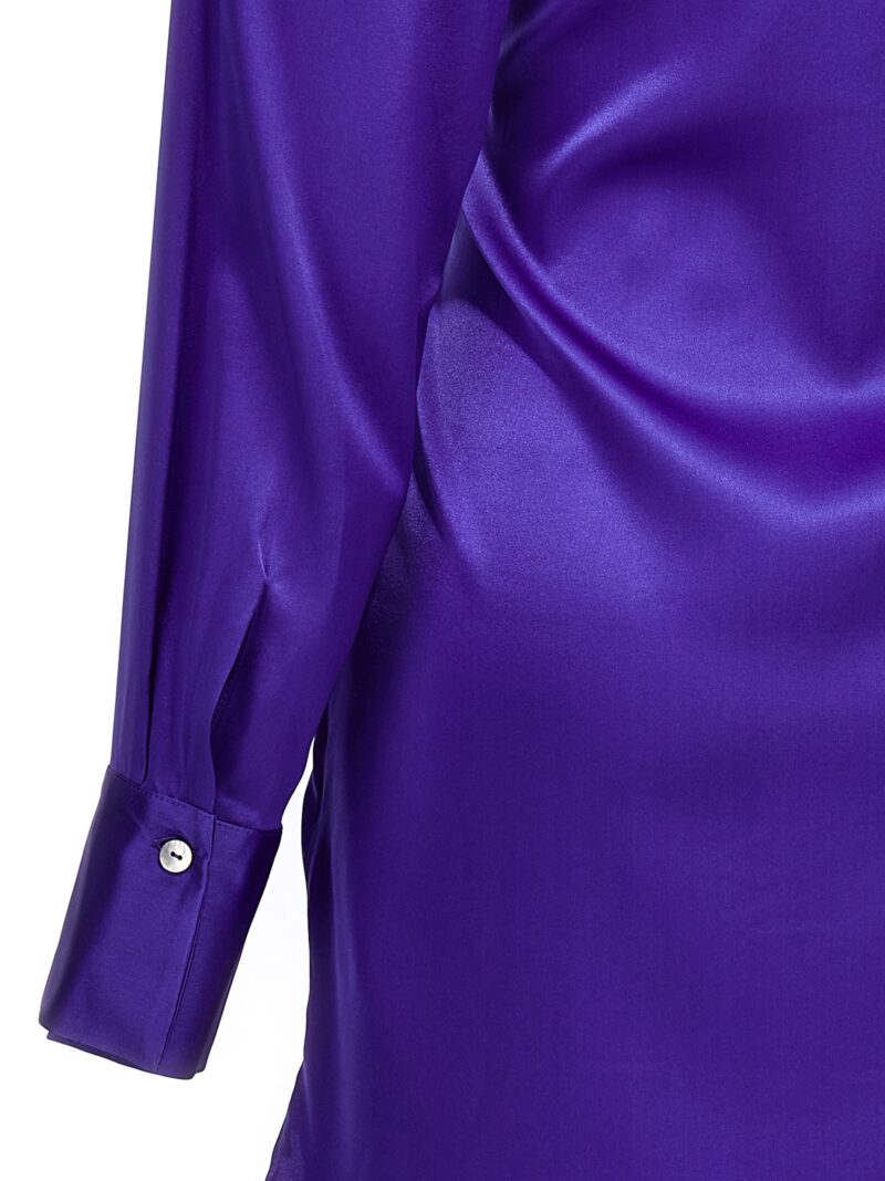 'Cervia' dress 94% silk 6% elastane LE TWINS Purple