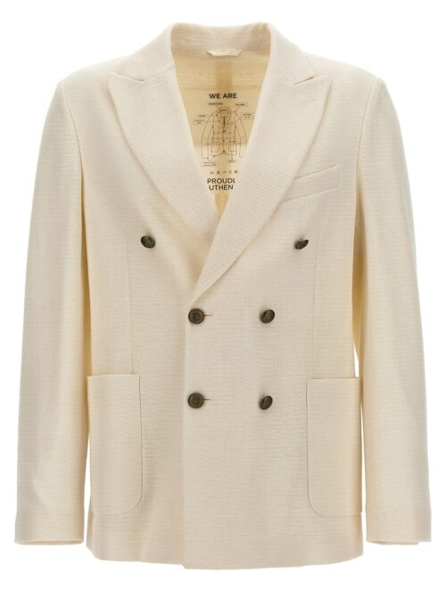 Double-breasted blazer CIRCOLO 1901 White