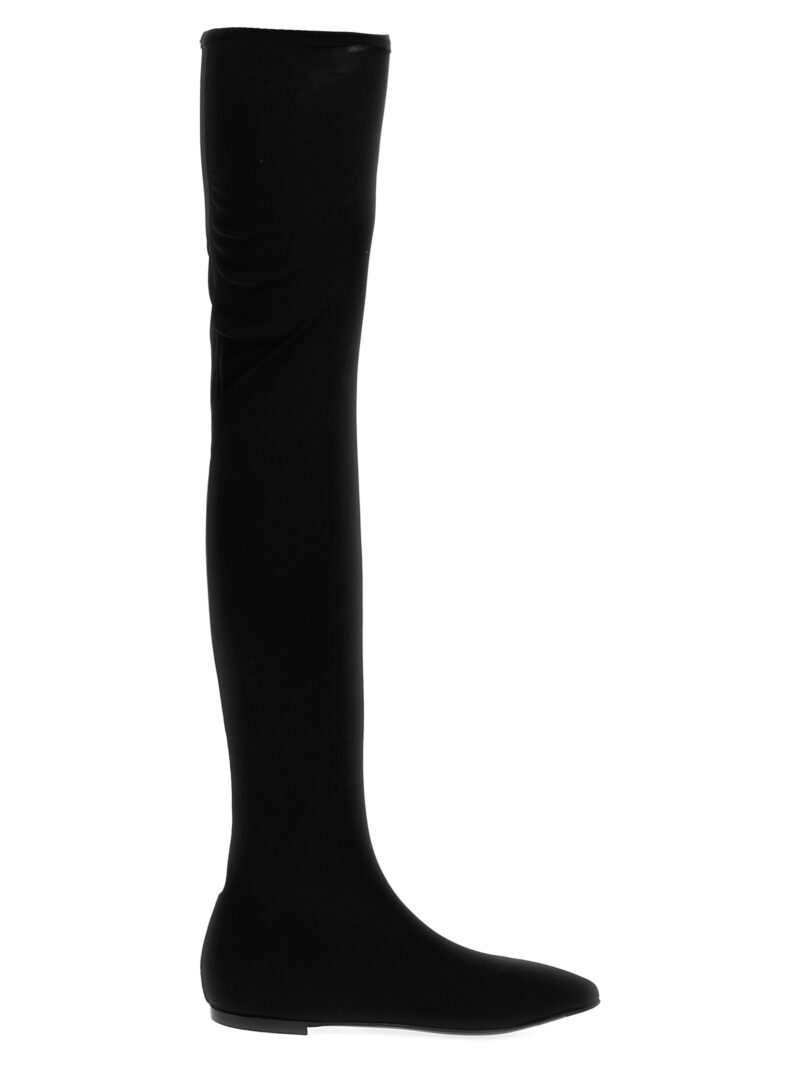 Over-the-knee jersey boots DOLCE & GABBANA Black