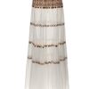 Long embroidery skirt ERMANNO SCERVINO White