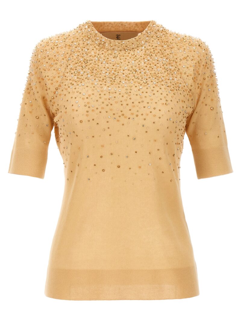 Beads sweater ERMANNO SCERVINO Beige