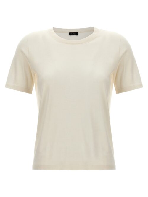 Silk cashmere t-shirt KITON White