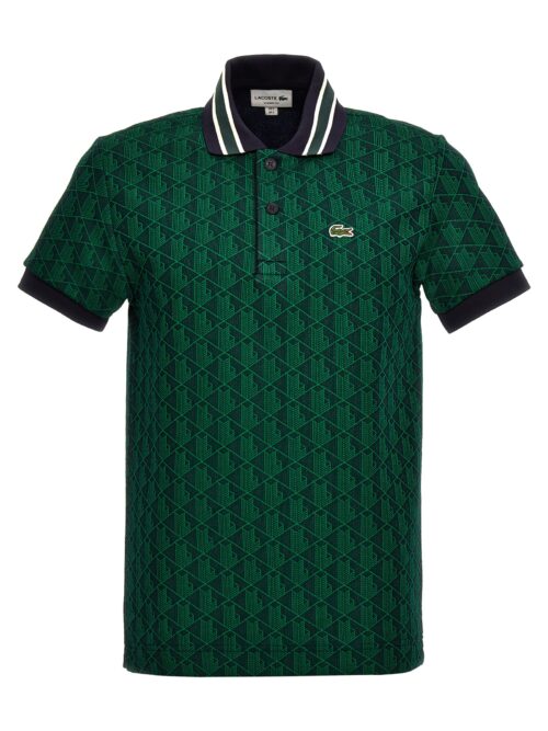 Jacquard polo shirt LACOSTE Green