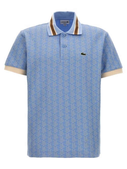 Logo polo shirt LACOSTE Light Blue