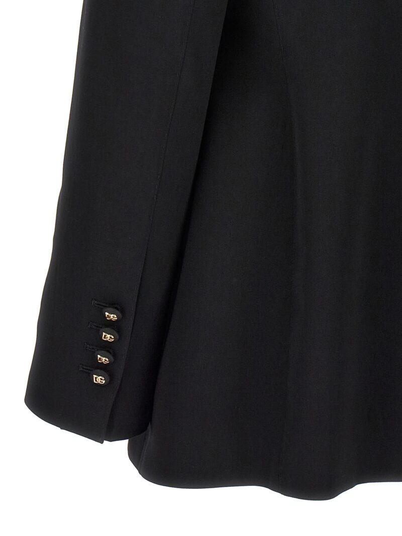 'Turlington' blazer 97% virgin wool 3% elastane DOLCE & GABBANA Black