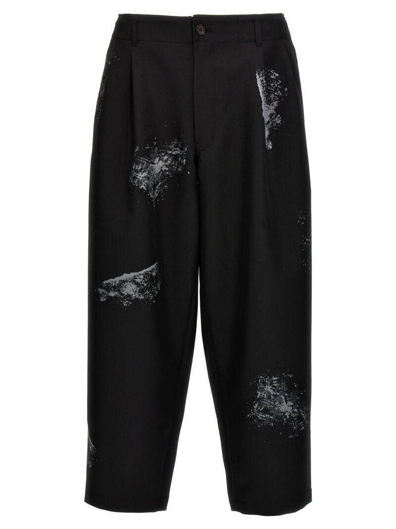Printed trousers COMME DES GARCONS SHIRT Black