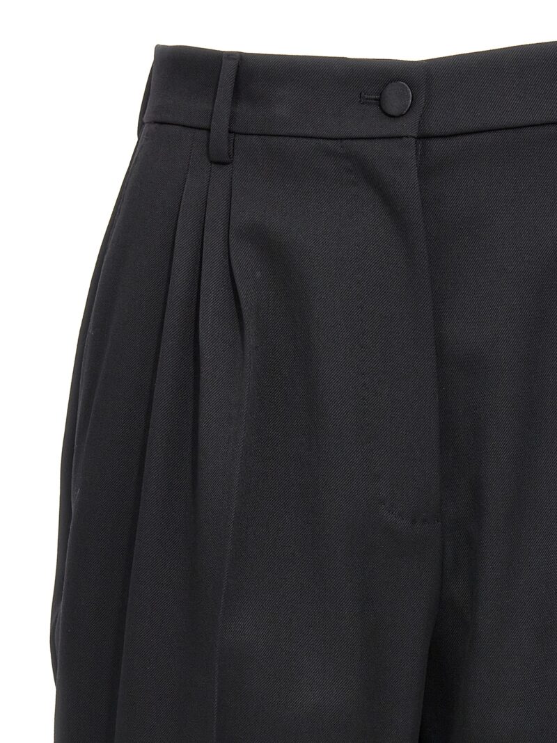 Gabardine bermuda shorts Woman DOLCE & GABBANA Black