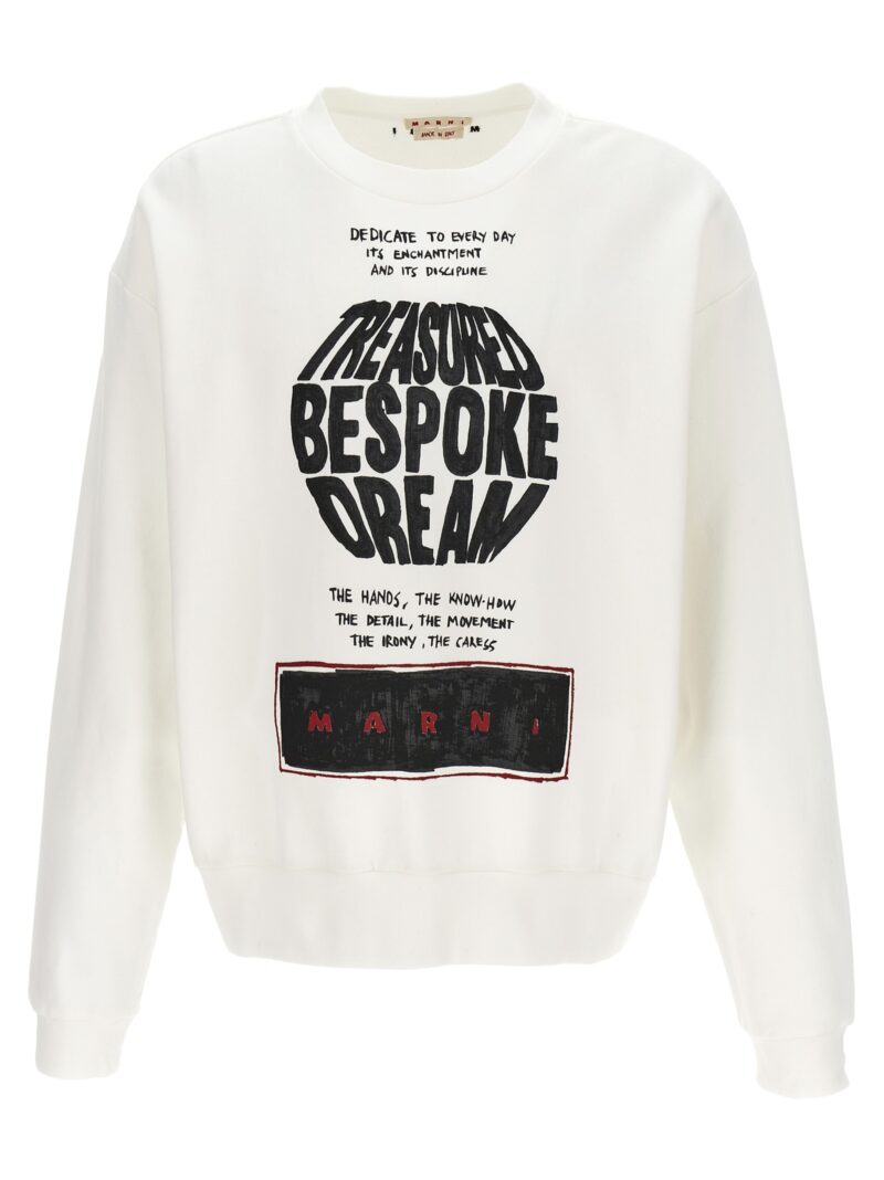 'Bespoke Brushed' sweatshirt MARNI White