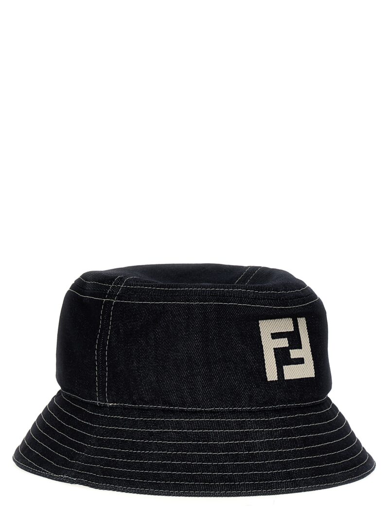 Bucket logo hat FXQ958ARR1F0QA2 FENDI Blue