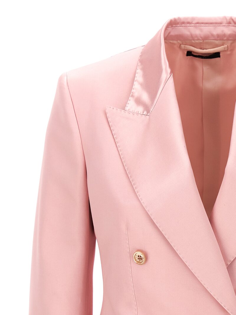 Double-breasted blazer Woman TOM FORD Pink