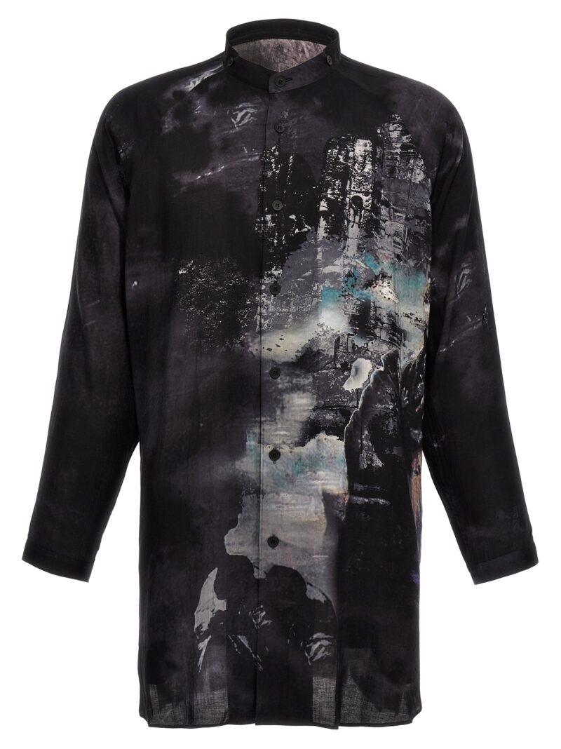 'J-Pt Side Gusset' shirt HSB44207BLACK1 YOHJI YAMAMOTO Black