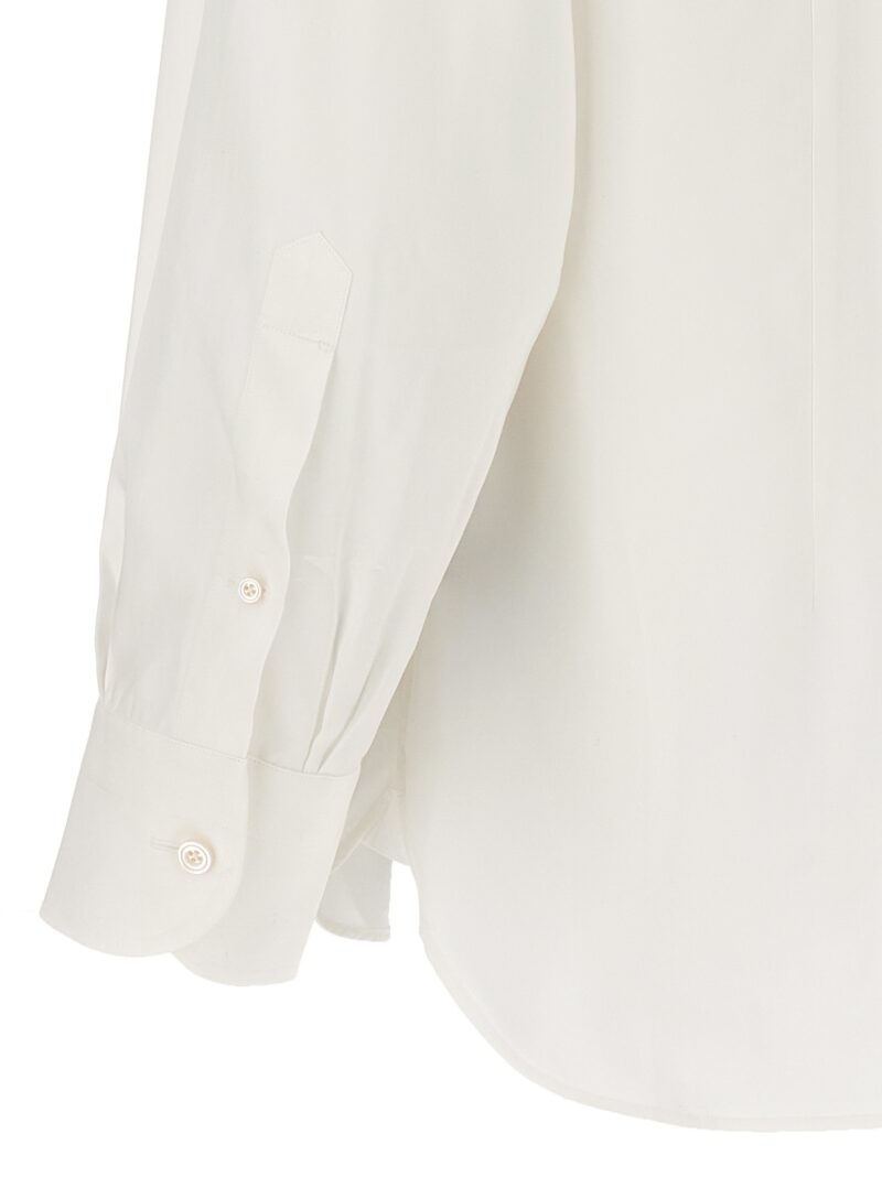 'Parachute' shirt 74% lyocell 26% silk TOM FORD White