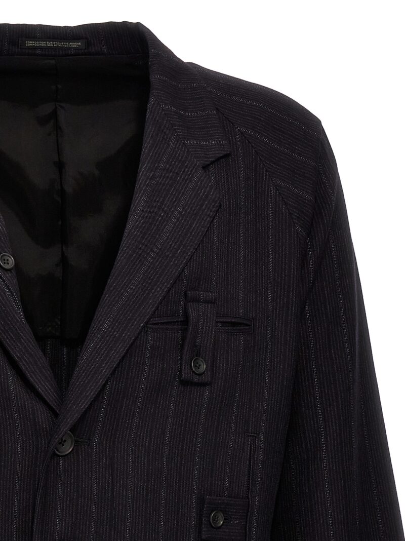 'I-ST Lapel Button' blazer Man YOHJI YAMAMOTO Black