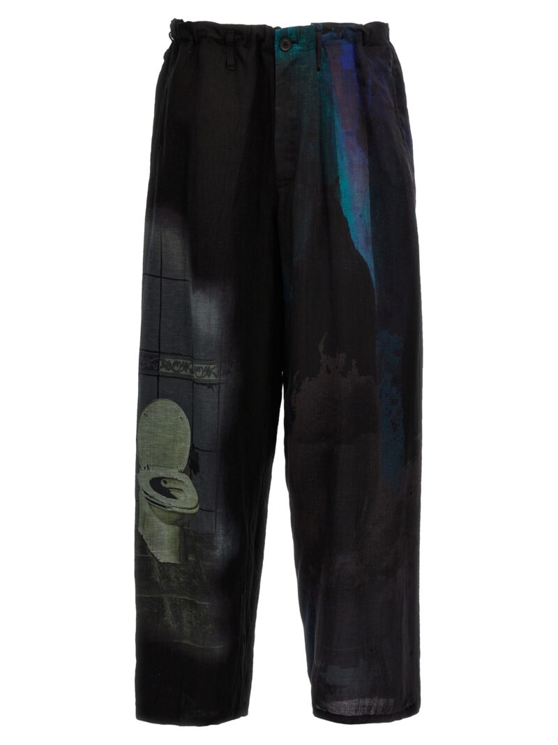 'U-Fountain Pt' pants YOHJI YAMAMOTO Black