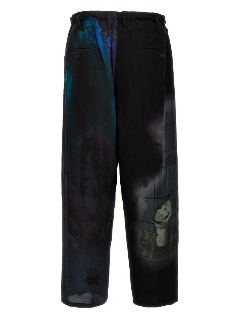 'U-Fountain Pt' pants HSP63818BLACK1 YOHJI YAMAMOTO Black