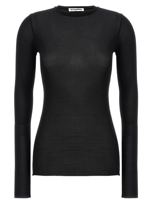 Silk mesh top JIL SANDER Black