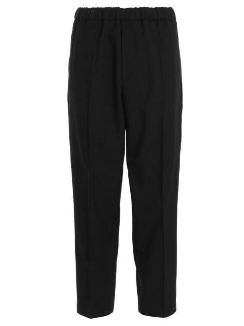 Gabardine trousers JIL SANDER Black