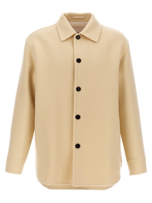 Wool coat JIL SANDER Beige