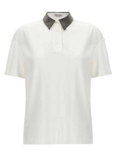 'Monile' polo shirt BRUNELLO CUCINELLI White