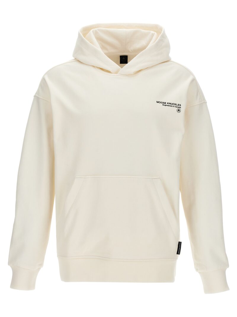 'Deschamps' hoodie MOOSE KNUCKLES White