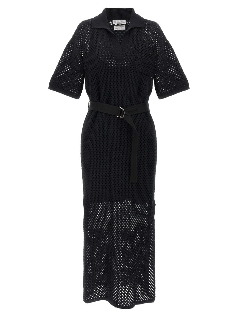 Openwork dress BRUNELLO CUCINELLI Black