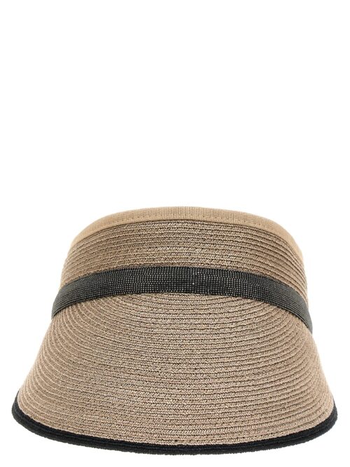 'Monile' visor BRUNELLO CUCINELLI Beige