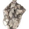 Floral scarf BRUNELLO CUCINELLI Gray