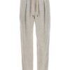 Linen cotton trousers BRUNELLO CUCINELLI White