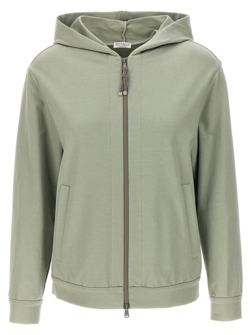 'Monile' hoodie BRUNELLO CUCINELLI Green