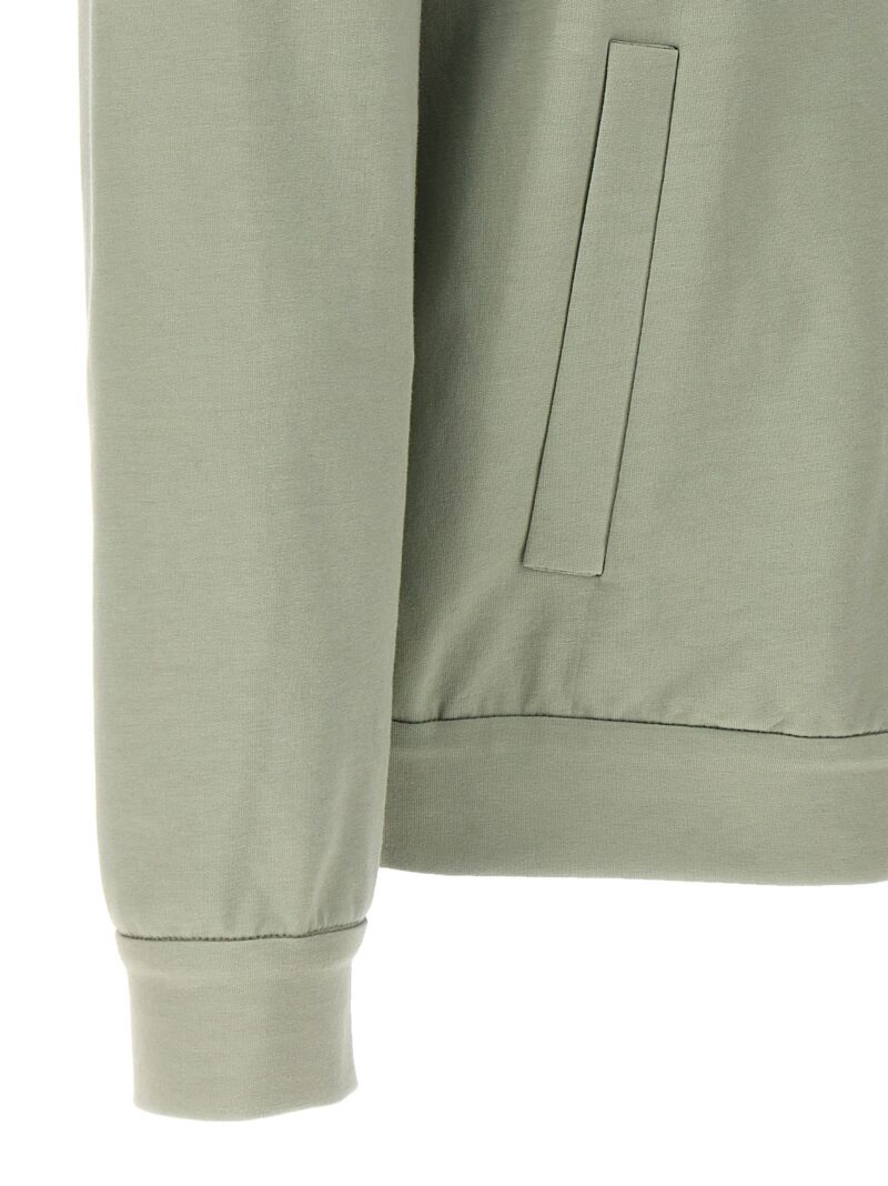 'Monile' hoodie 100% cotton BRUNELLO CUCINELLI Green